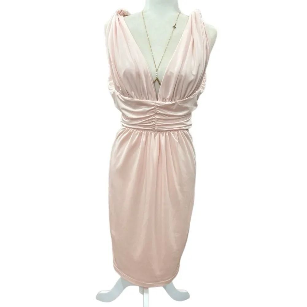 Celeb Boutique House of CB Bodycon dress Pink Size large